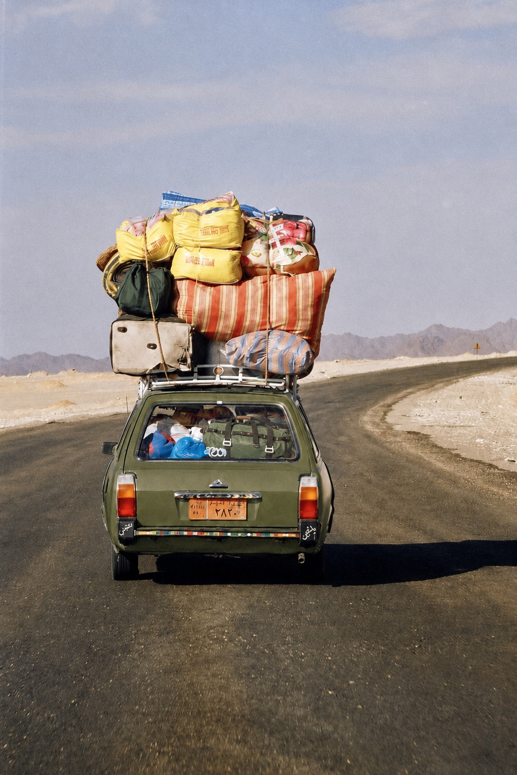 Viaje largo por carretera