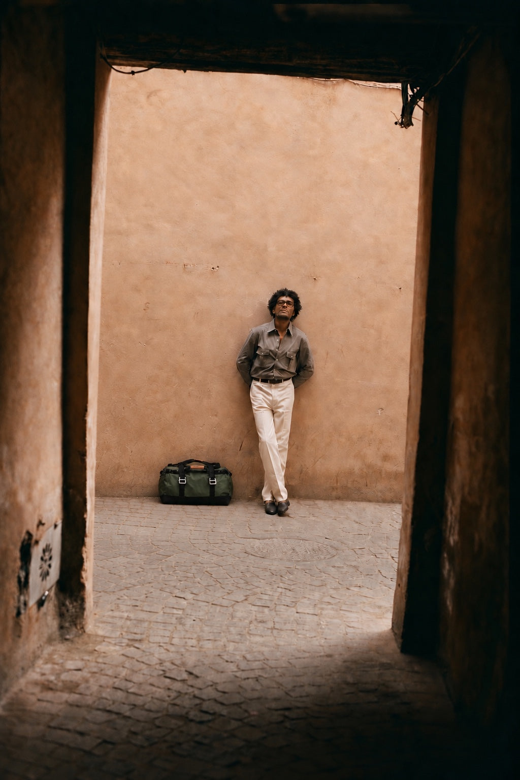Pausa durante un viaje urbano